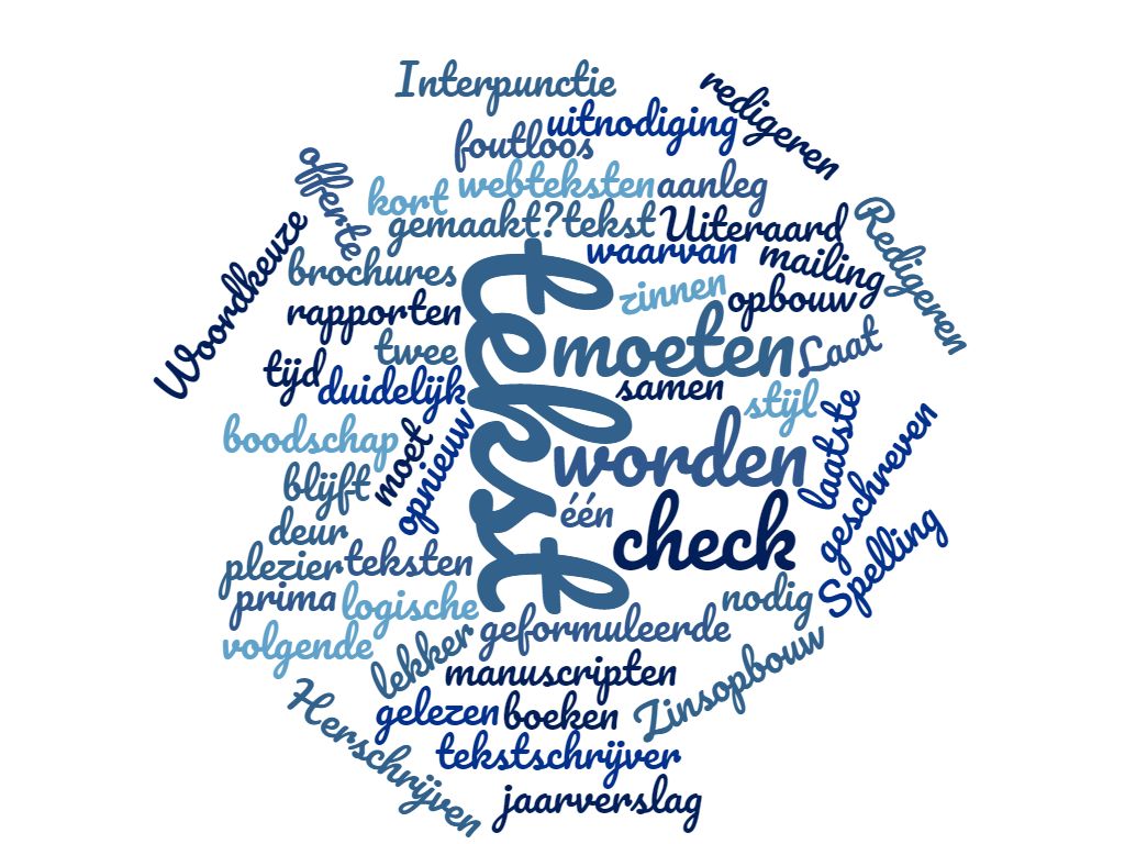 teksten laten controleren